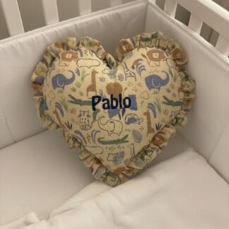 Cojín estampado selva