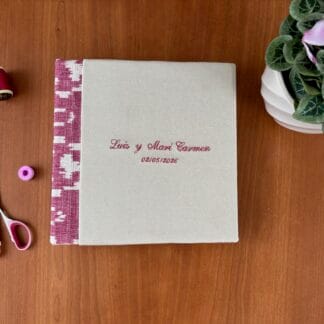 Libro de firmas beige